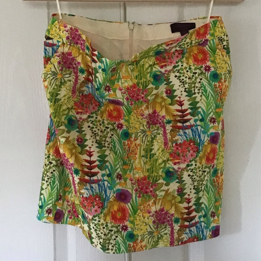 J. Crew Liberty floral print skirt Sz 2